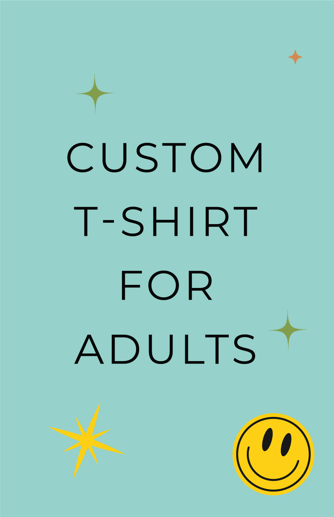 Custom adult t-shirts