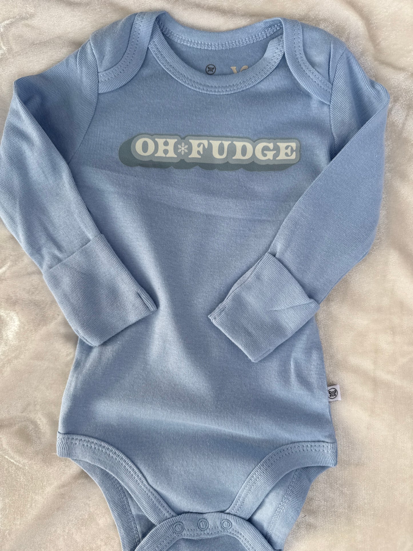 Oh Fudge (retro) Long Sleeve Onesie