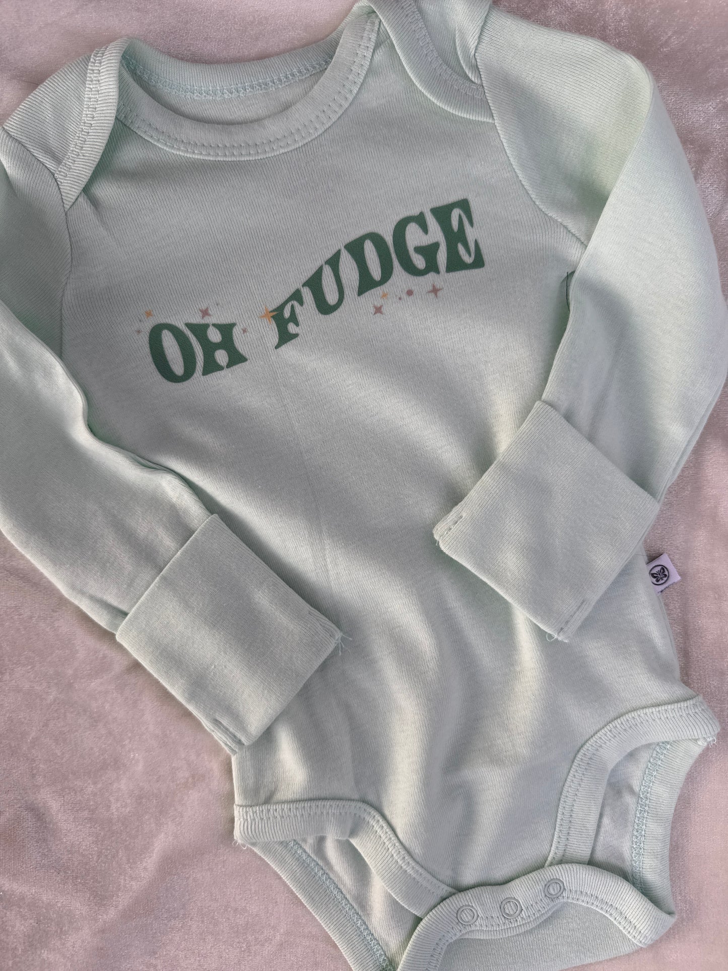 Oh Fudge Long Sleeve Onesie