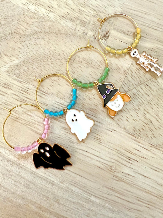 Halloween Wine Charms