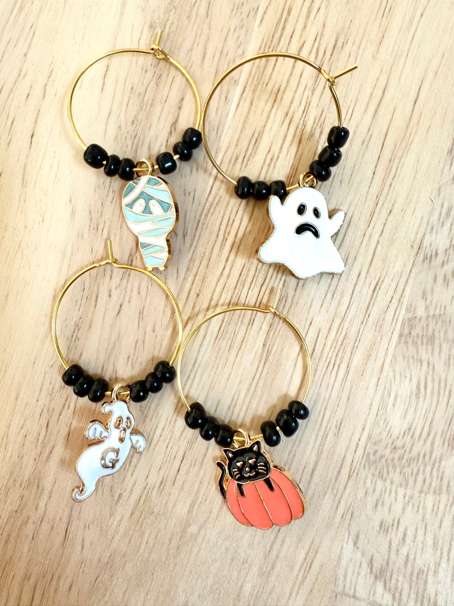 Halloween Wine Charms