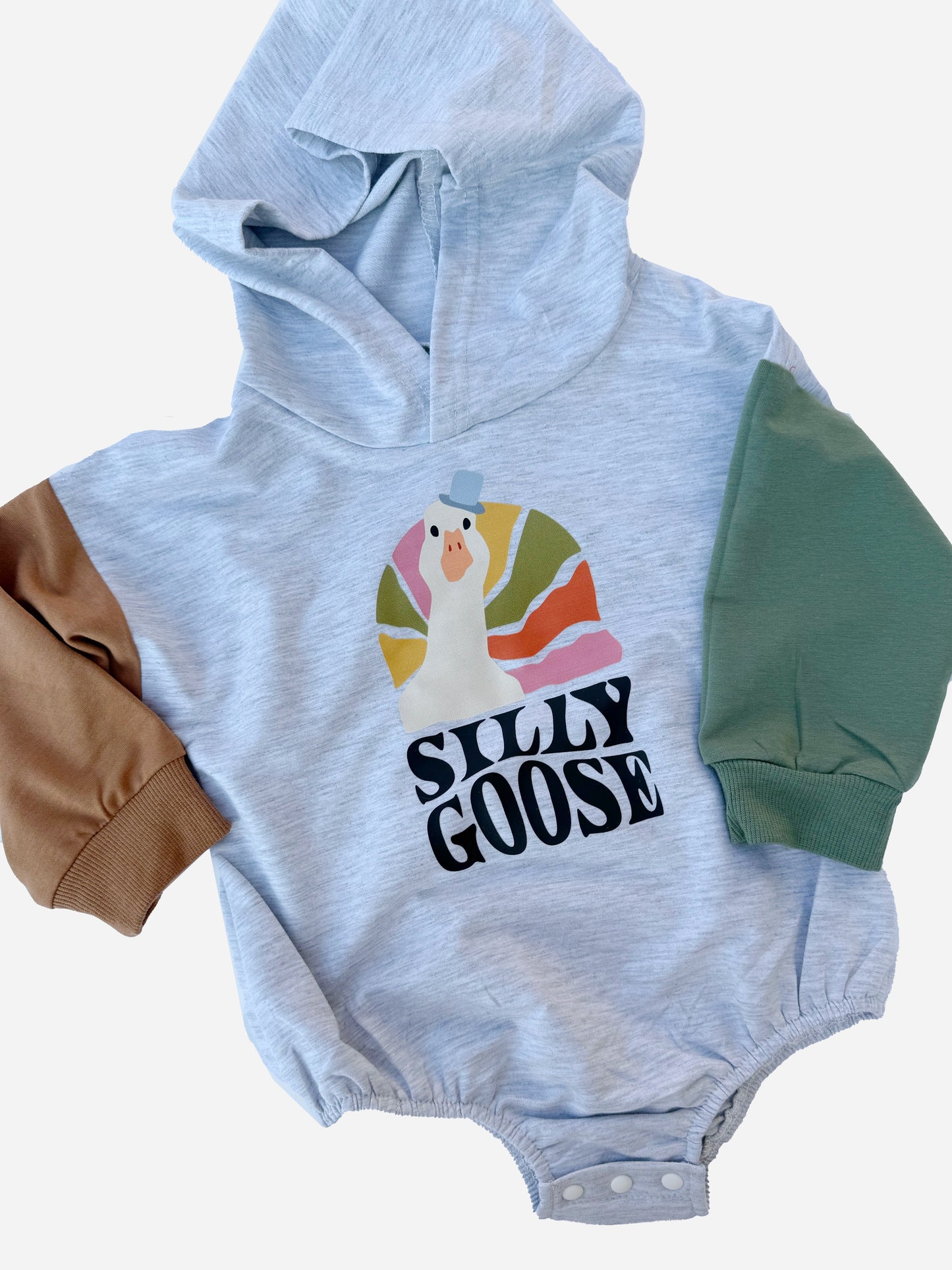 Silly Goose Color Block Onesie